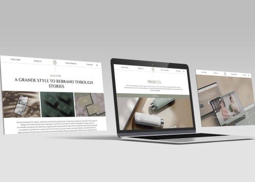 網頁設計: Grande Branding (CMS Development and Integration)